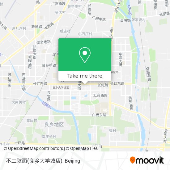 不二陕面(良乡大学城店) map
