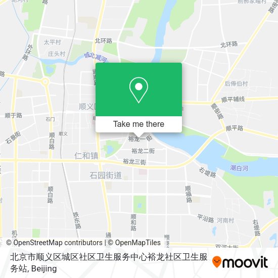 北京市顺义区城区社区卫生服务中心裕龙社区卫生服务站 map