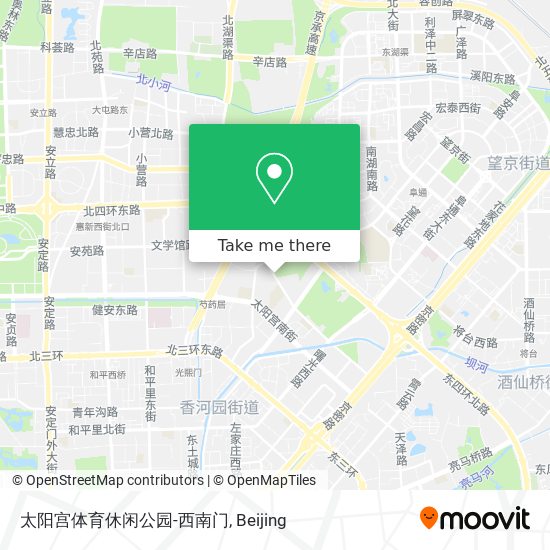 太阳宫体育休闲公园-西南门 map