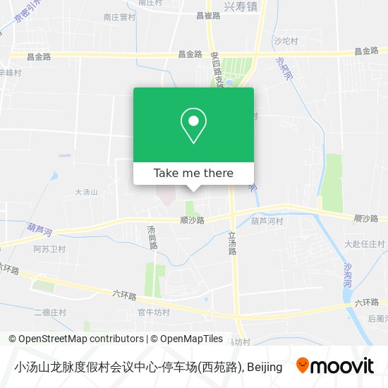 小汤山龙脉度假村会议中心-停车场(西苑路) map