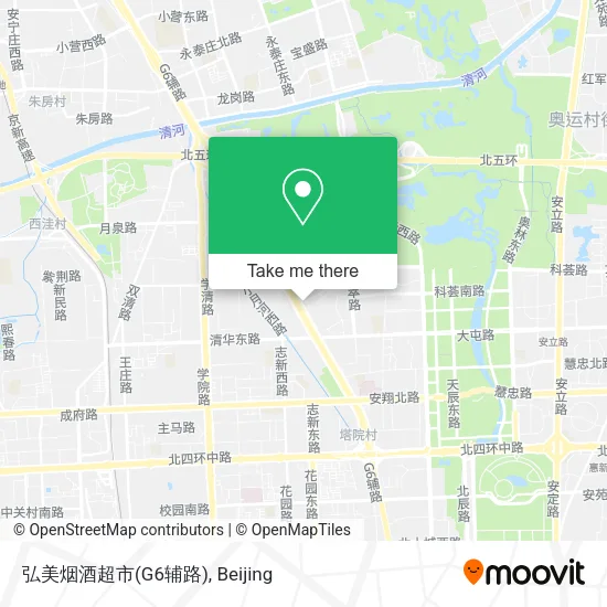 弘美烟酒超市(G6辅路) map