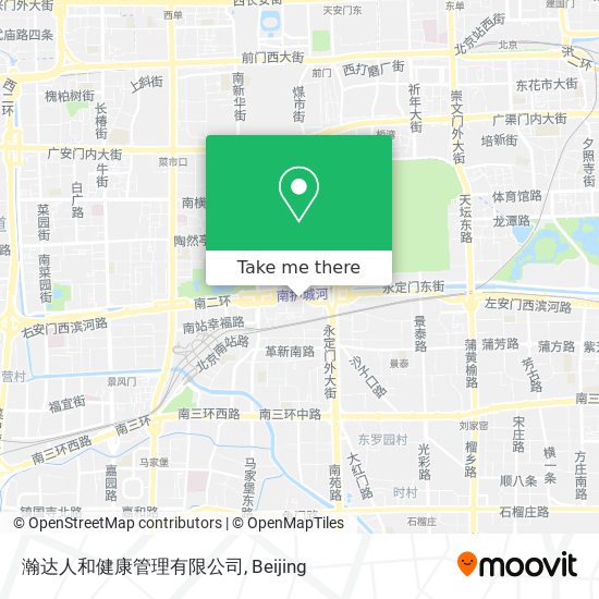 瀚达人和健康管理有限公司 map