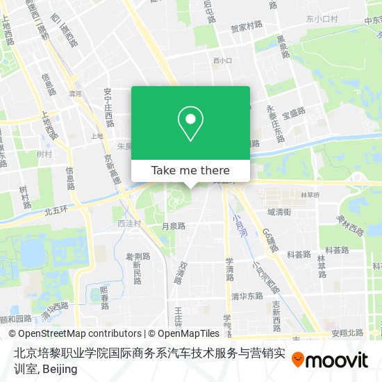 How To Get To 北京培黎职业学院国际商务系汽车技术服务与营销实训室in 东升地区by Bus Or Metro