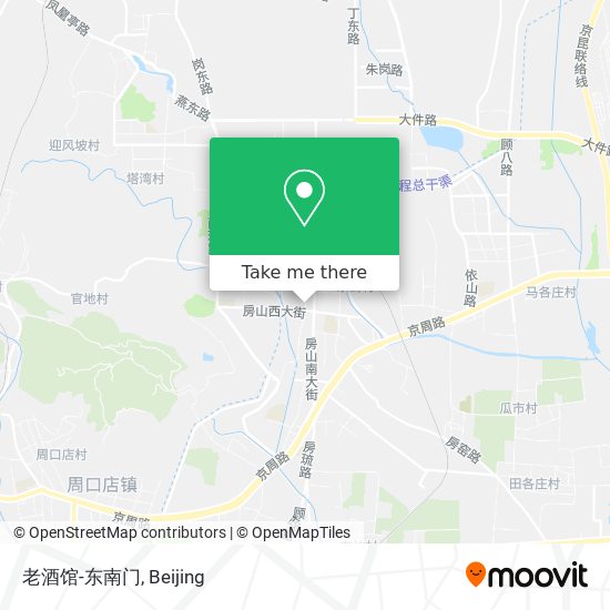 老酒馆-东南门 map