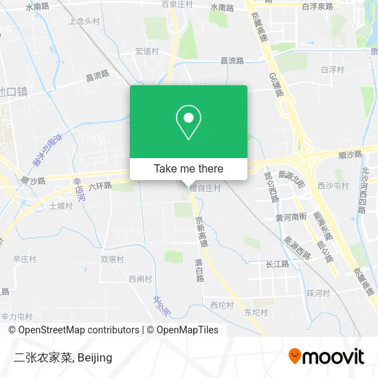 二张农家菜 map