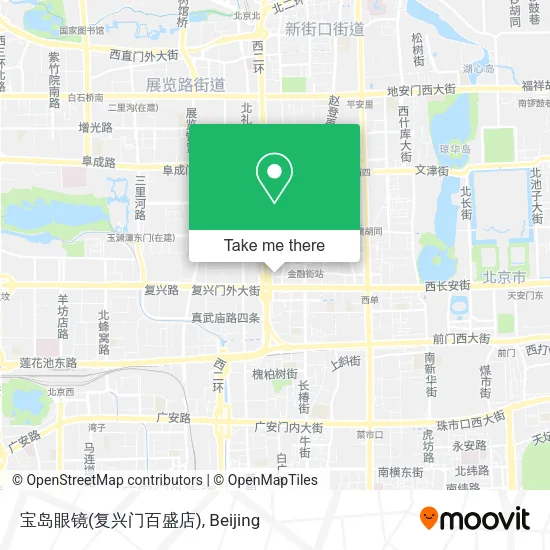 宝岛眼镜(复兴门百盛店) map