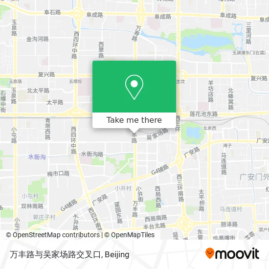 万丰路与吴家场路交叉口 map