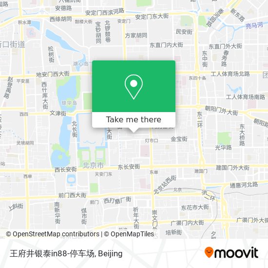 王府井银泰in88-停车场 map