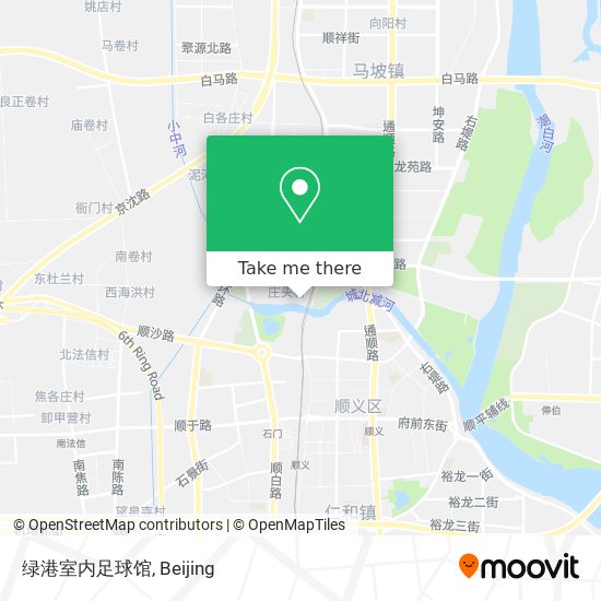 绿港室内足球馆 map