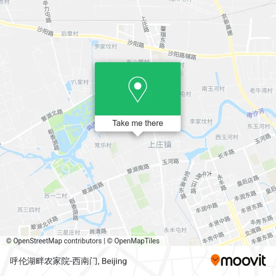 呼伦湖畔农家院-西南门 map