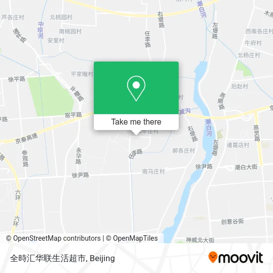 全時汇华联生活超市 map