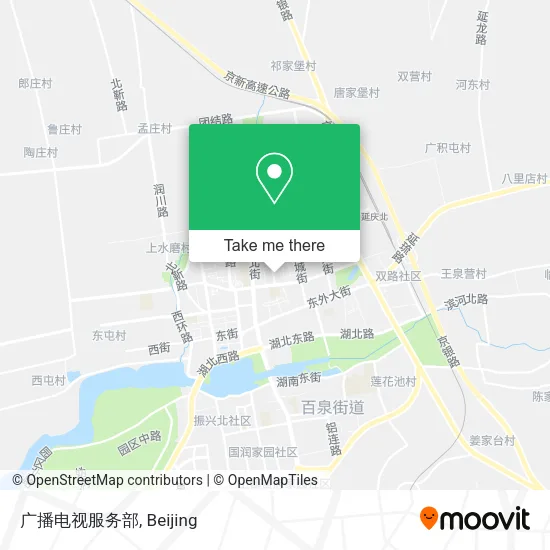广播电视服务部 map