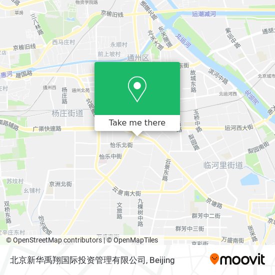 北京新华禹翔国际投资管理有限公司 map