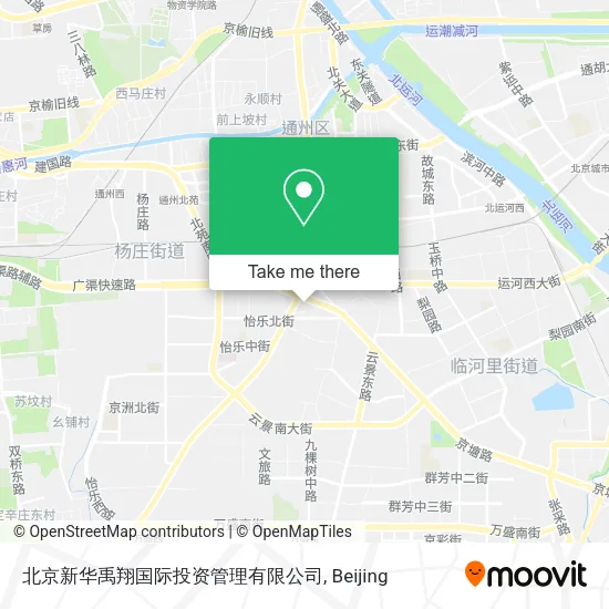 北京新华禹翔国际投资管理有限公司 map
