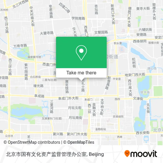 北京市国有文化资产监督管理办公室 map