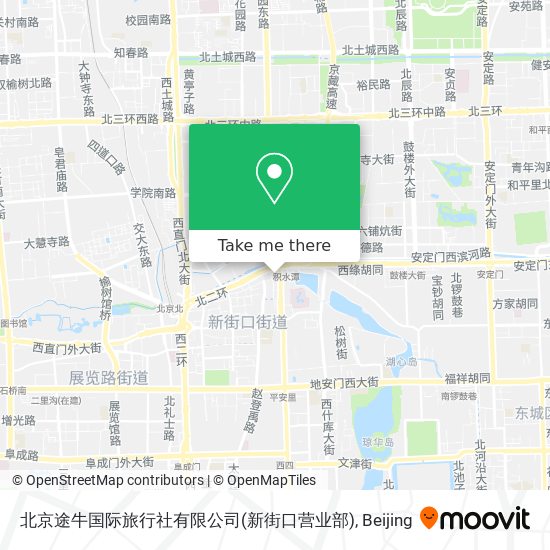 北京途牛国际旅行社有限公司(新街口营业部) map