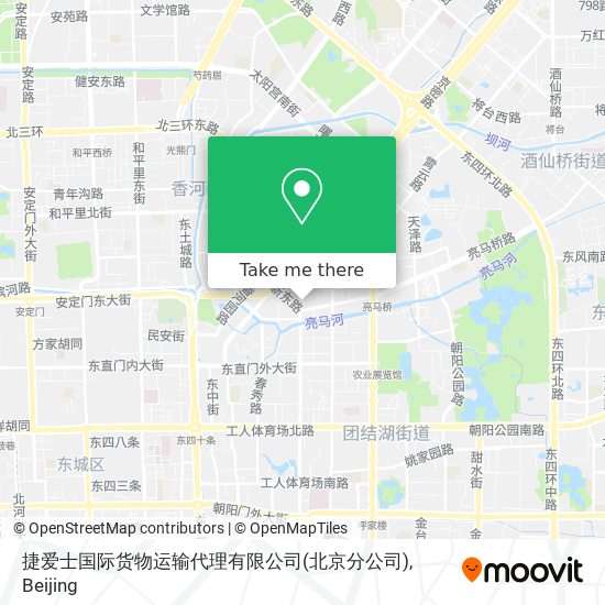 捷爱士国际货物运输代理有限公司(北京分公司) map