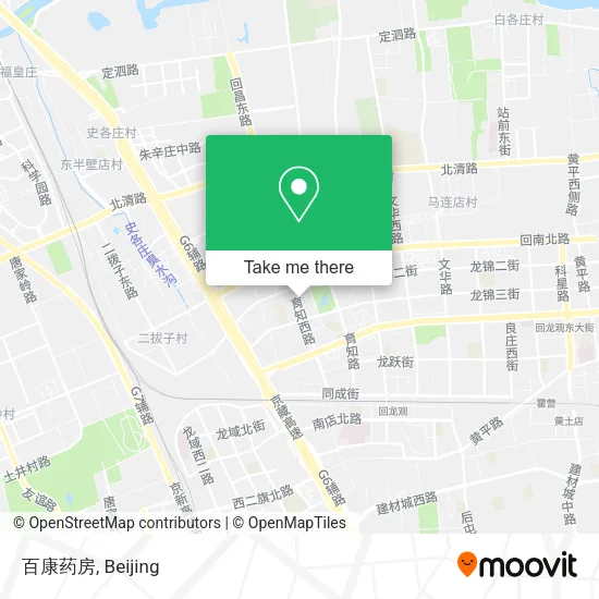 百康药房 map