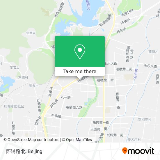 怀辅路北 map