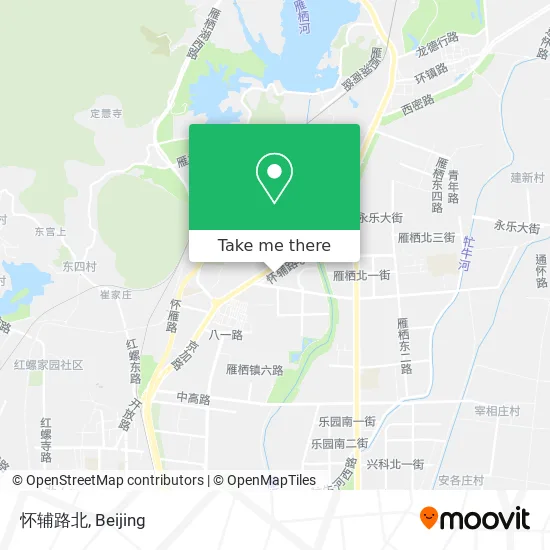 怀辅路北 map