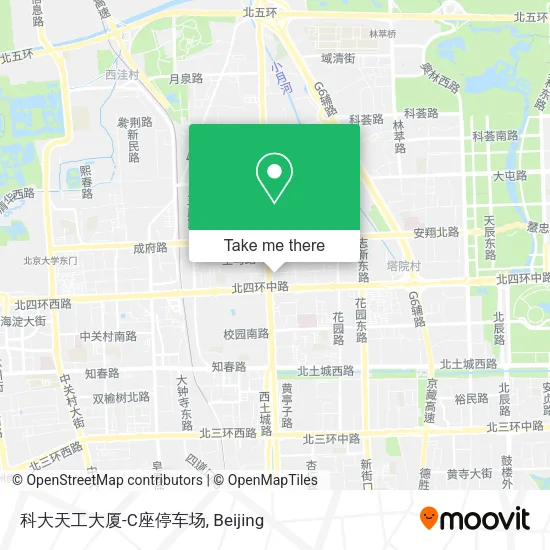 科大天工大厦-C座停车场 map