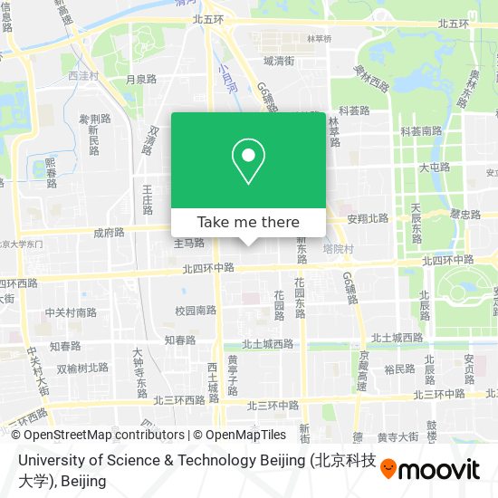 University of Science & Technology Beijing (北京科技大学) map