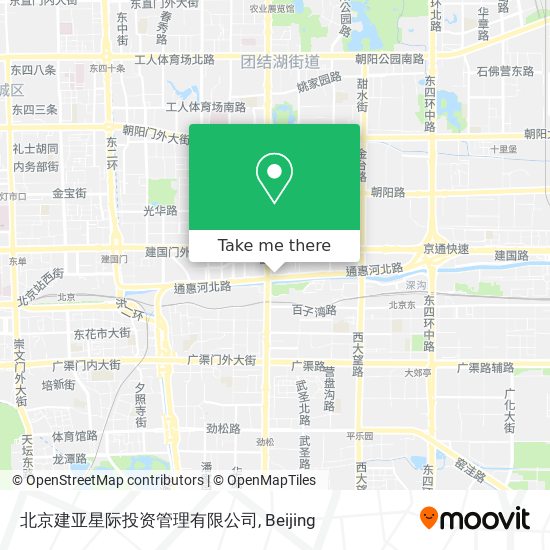 北京建亚星际投资管理有限公司 map