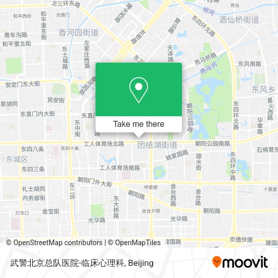 武警北京总队医院-临床心理科 map