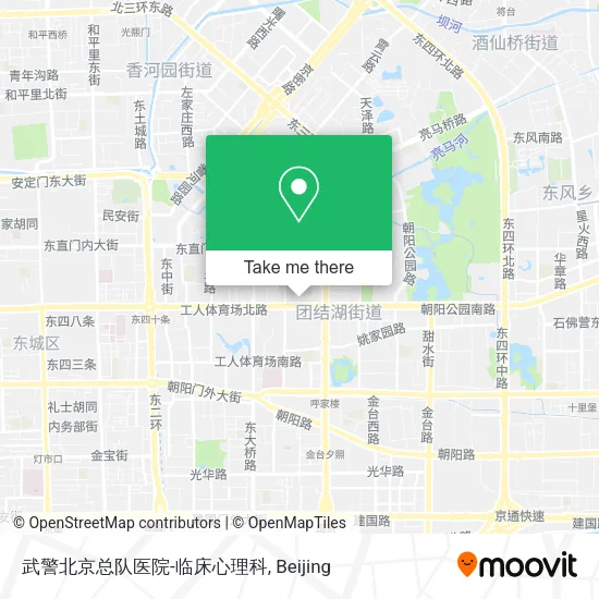 武警北京总队医院-临床心理科 map