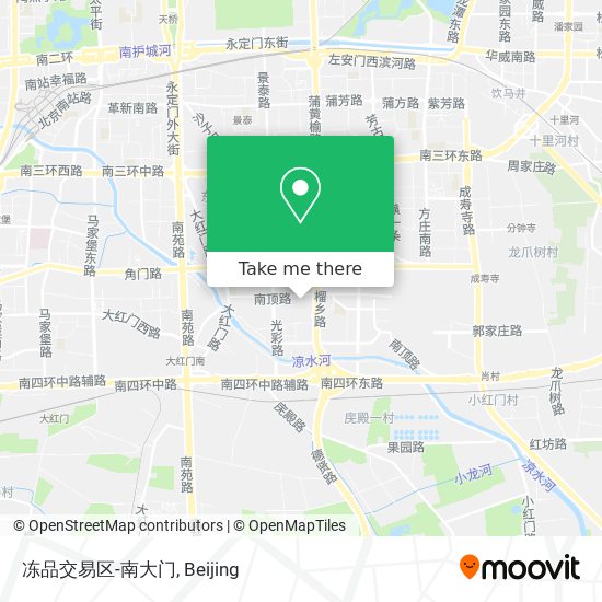 冻品交易区-南大门 map