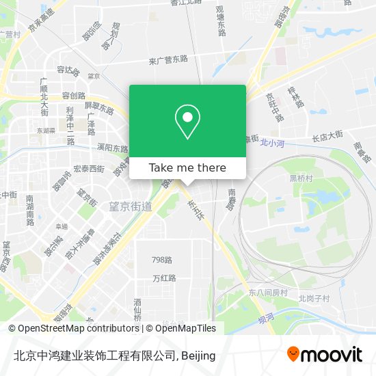 北京中鸿建业装饰工程有限公司 map