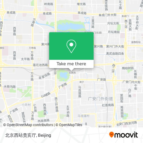 北京西站贵宾厅 map