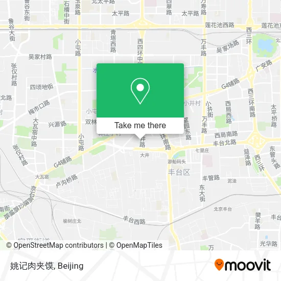 姚记肉夹馍 map