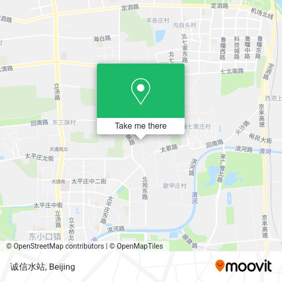 诚信水站 map