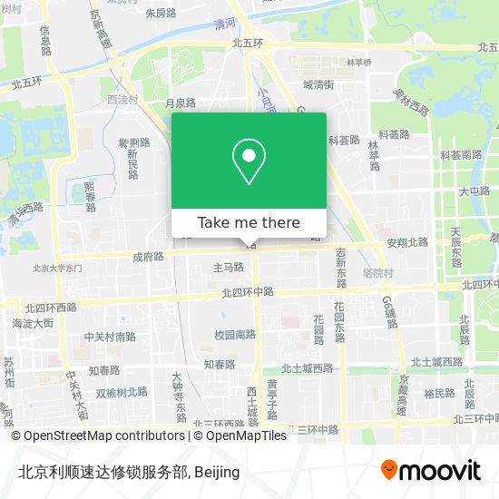 北京利顺速达修锁服务部 map