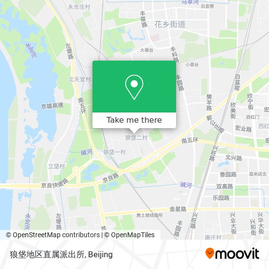 狼垡地区直属派出所 map