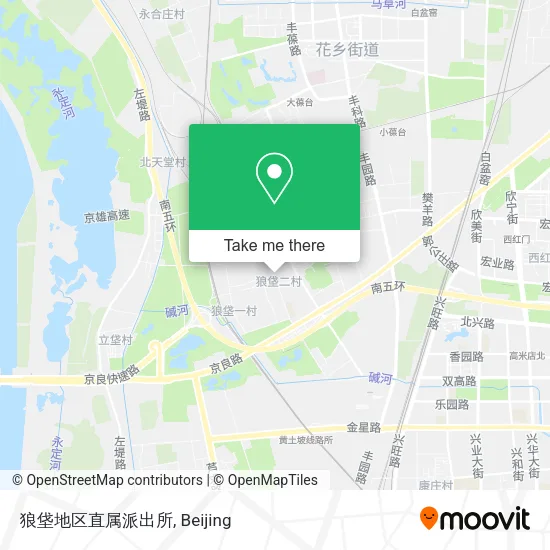 狼垡地区直属派出所 map