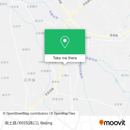 南土路/X025(路口) map