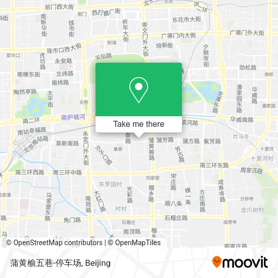 蒲黄榆五巷-停车场 map