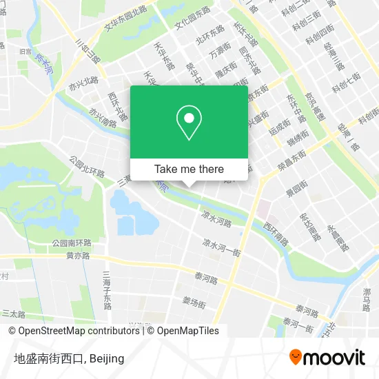 地盛南街西口 map