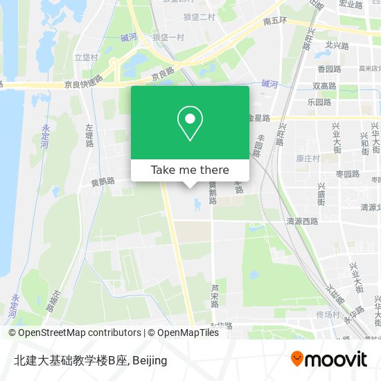 北建大基础教学楼B座 map