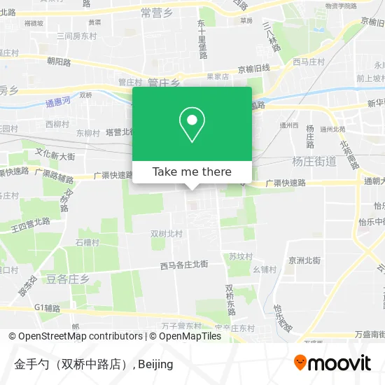 金手勺（双桥中路店） map