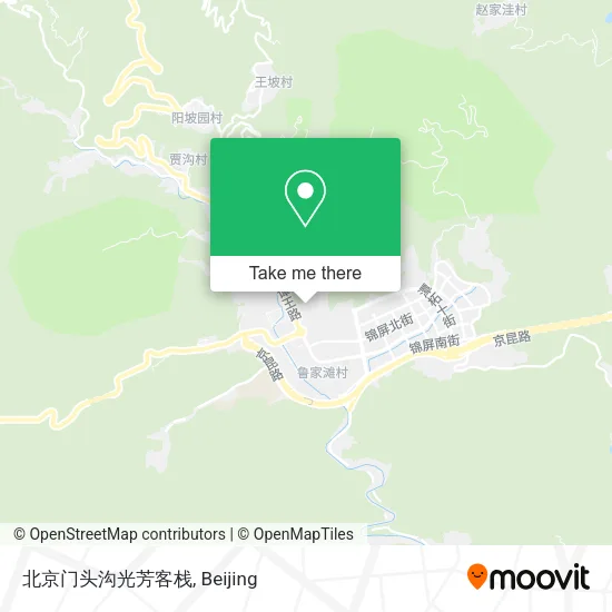 北京门头沟光芳客栈 map