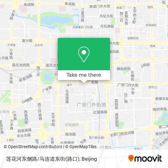 莲花河东侧路/马连道东街(路口) map