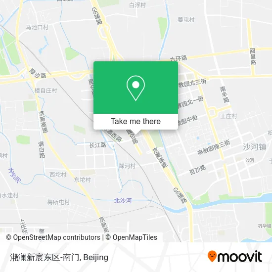 滟澜新宸东区-南门 map