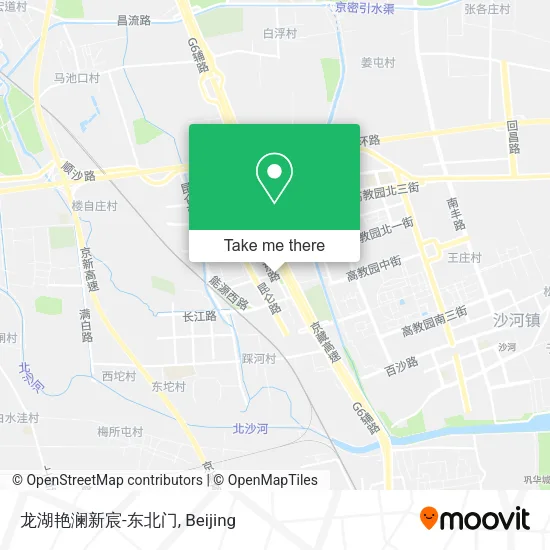 龙湖艳澜新宸-东北门 map