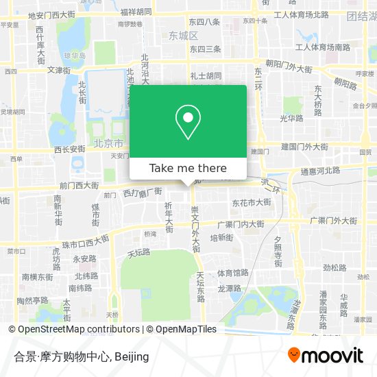 合景·摩方购物中心 map