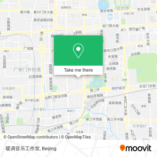 暖调音乐工作室 map