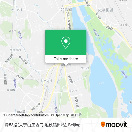 房53路(大宁山庄西门-地铁稻田站) map