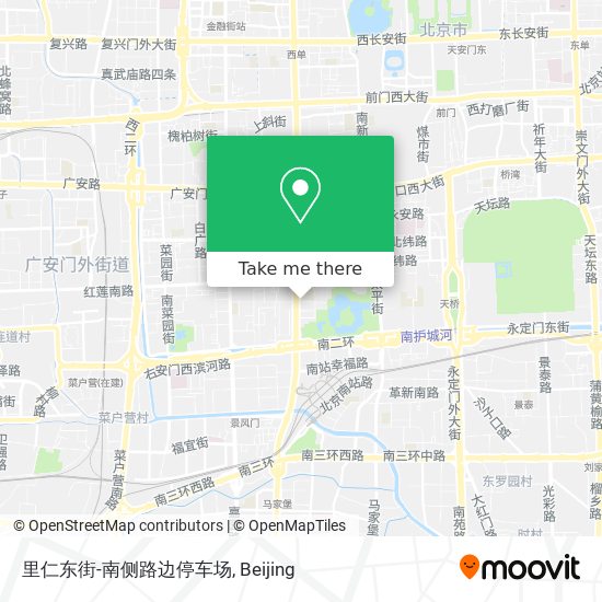 里仁东街-南侧路边停车场 map